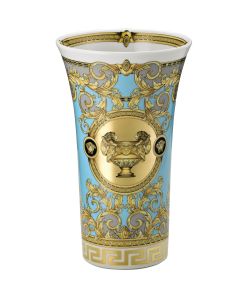 Prestige Gala Bleu Vase 10 1/4 Inch by Versace