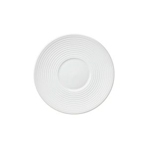 Pulse #108 Wide Rim Bread Plate, Small Centre 20.5cm by Hering Berlin