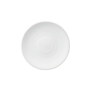 Pulse #108 Wide Rim Bread Plate, Small Centre 20.5cm by Hering Berlin