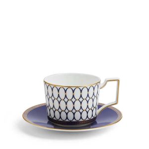 Renaissance Gold Teacup & Saucer by Wedgwood