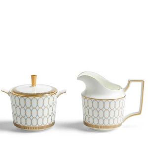 Renaissance Grey Sugar & Creamer by Wedgwood