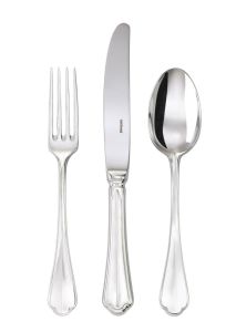 Rome - Silverplated 5 Pcs Place Setting with Solid Handle Knife by Sambonet