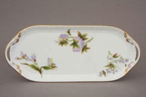 Royal Garden Flowers Sandwich Dish Sm by Herend