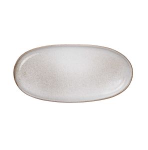 Saisons Sand Aperitif Plate, Oval by Asa Selection