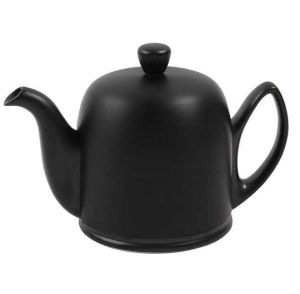 Salam Matte Black 4 cup tea pot by Degrenne
