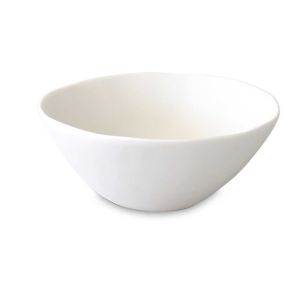 Sculpt Medium Tapered Bowl White by Tina Frey