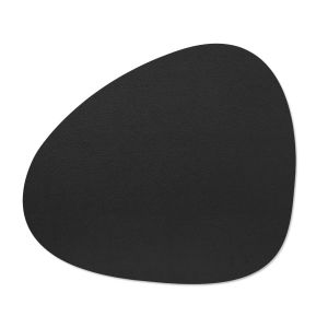 Serene Table Mat Curve Large Black by Lind DNA