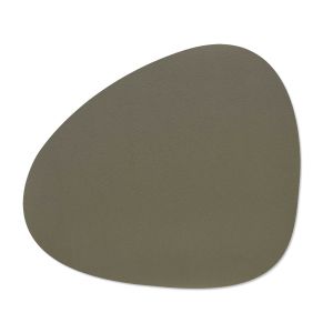 Serene Table Mat Curve Large Moss by Lind DNA