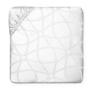 Giza 45 Porta White Queen Bottom Fitted by Sferra