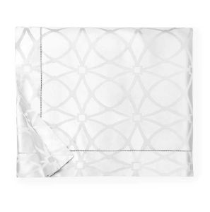 Giza 45 Porta White Queen Duvet Cover by Sferra