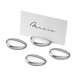 Sky Place Card Holders, 4 Pcs by Georg Jensen
