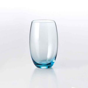 Solid Colour Glass Tumbler 0.40 L Aqua by Dibbern