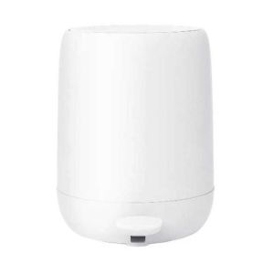 Sono White Pedal Bin Wastepaper Basket 1.32 Gallon by Blomus