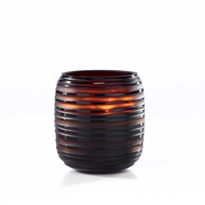 Sphere Candle Medium Amber - Ginger Fig by Onno