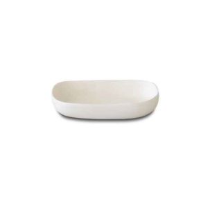 Sculpt Medium Platter White by Tina Frey