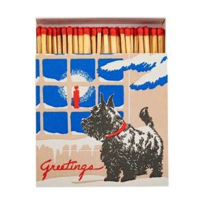 Square Matches Scotty Dog by Archivist Gallery