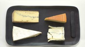 Sculpt Large Serving Board With Spreader Grey by Tina Frey