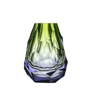 Stones Vase 13cm, Alexandrite Reseda by Moser