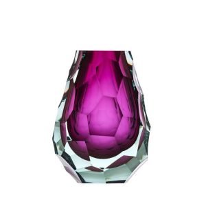 Stones Vase 13cm, Beryl Rose by Moser