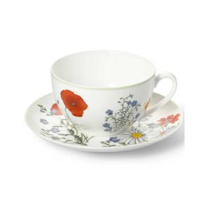 Summergarden Tea Cup and Saucer by Dibbern