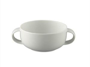 Suomi White Cream Soup Cup (Import) by Rosenthal