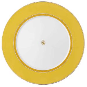 Swarovski Signum - Jonquil Yellow Dinner Plate 11 1/2 in by Rosenthal