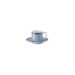 Swarovski Signum Ad Cup & Saucer Azure Blue by Rosenthal