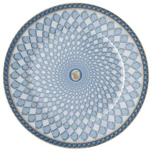 Swarovski Signum Bread & Butter Plate Azure Blue by Rosenthal