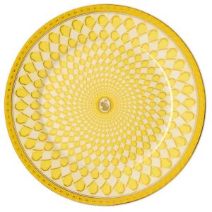 Swarovski Signum Bread & Butter Plate Jonquil Yellow by Rosenthal