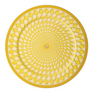 Swarovski Signum Service Plate Jonquil Yellow by Rosenthal