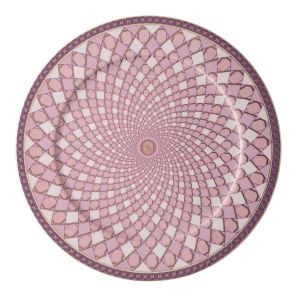 Swarovski Signum Service Plate Rose Pink by Rosenthal
