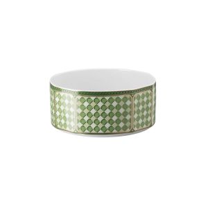 Swarovski Signum Small Vegetable Bowl Open Fern Green by Rosenthal