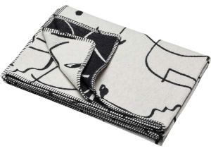 Sylt Offwhite Cotton Throw by Fussenegger