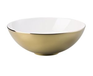 Tac 02 Skin Gold Large Open Vegetable Bowl by Rosenthal
