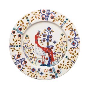 Taika White Salad Plate by Iittala
