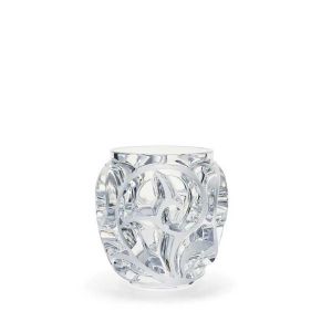 Tourbillons Small Vase Clear by Lalique