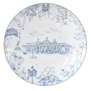 Tout Paris Deep Round Dish by Bernardaud