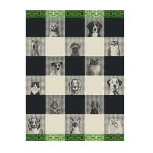 Truffes - Black Tea Towel by Le Jacquard Francais