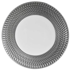 Twist Platinum Service Plate by Bernardaud