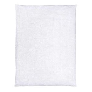 Twist White Duvet Cover Queen by Christian Fischbacher