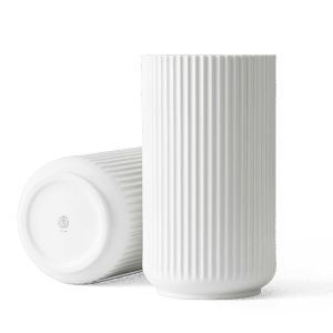 Vase White Porcelain 12.2in by Lyngby Porcelain