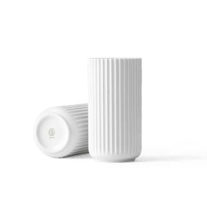 Vase White Porcelain 8.1in by Lyngby Porcelain