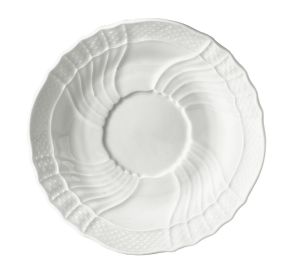 Vecchio White Tea Saucer by Richard Ginori