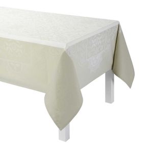 Venezia Ivory Tablecloth by Le Jacquard Francais