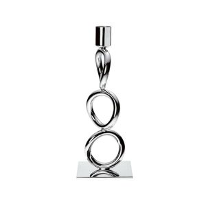 Vertigo Candlestick, 3 Rings by Christofle