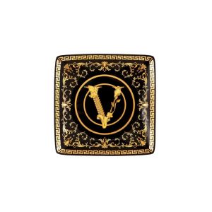 Virtus Gala Black Canape Dish by Versace