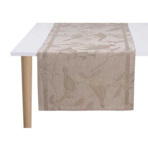 Voliere Beige Runner by Le Jacquard Francais