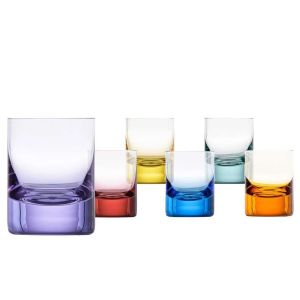 Whisky Shot Glass Set Of 6 Colours by Moser