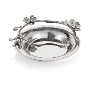 White Orchid Wine Coaster by Michael Aram