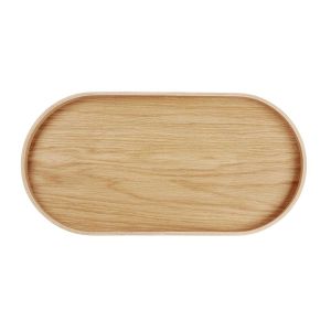 Wood Wooden Tray, Oval by ASA